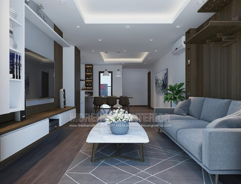 Bàn trà mặt đá nhân tạo màu trắng tinh khôi đẹp mắt Đá nhân tạo solid surface